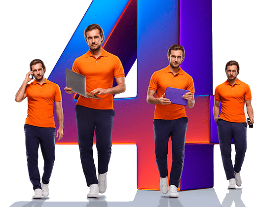 Великолепная четверка Ростелеком в деревня Ерусалимы (Кировская область)